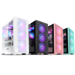 다크플래쉬 DLX21 RGB MESH 강화유리 블랙