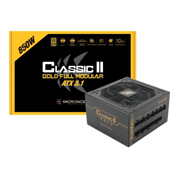 마이크로닉스 Classic II 850W 80PLUS골드 풀모듈러 ATX3.1 